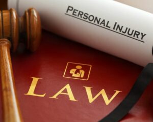 proving who is at fault for a personal injury case represented by a law book